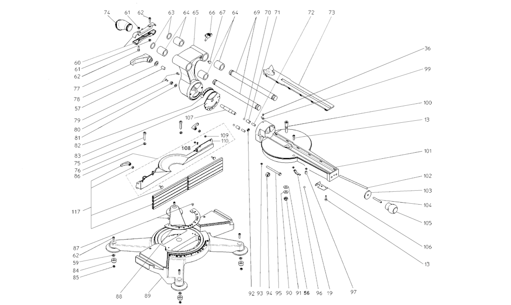 Explosionszeichnung Ersatzteile