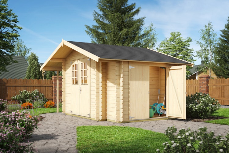 Lasita Maja Gartenhaus Vilano 2 - 28 mm