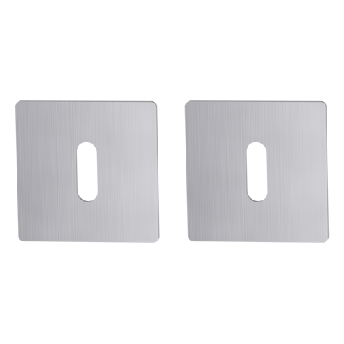 Griffwerk FRAME | DESIGN MANUFAKTUR ROSETTE -Edelstahl matt Rosettenpaar eckig -Prontofix -BB