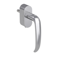 Griffwerk Fenstergriff VAYA 194 ALDA Edelstahl matt R 7x40