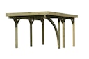 Vorschaubild Karibu Carport Einzelcarport Classic Einzel 1 - kesseldruckimprägniert