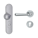 Vorschaubild Griffwerk Kombi-Schutzbeschlag TITANO SB_882 mit Griff FABIA 72mm Zylinderabdeckung Tür 38-50mm L FABIA Chrom