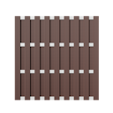 Vorschaubild T&J ELDENA WPC/ALU Sichtschutzzaun 1800 x 1800 mm