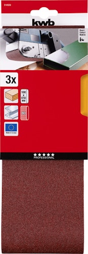 kwb 3Schl-Bänd Kor.100x610 K 80 SB 914508