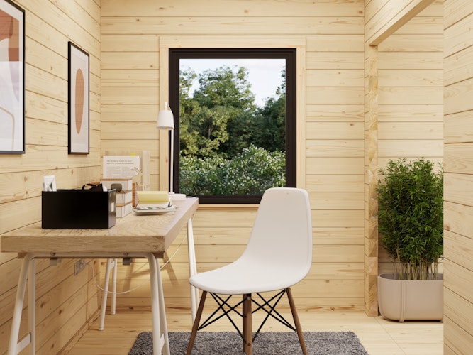 Palmako Ferienhaus Cecilia 27,2 m² Slide Plus - 70 mm