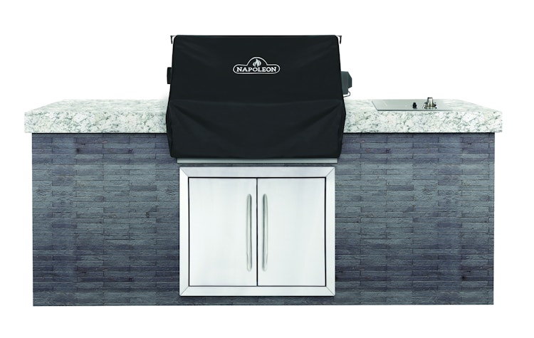 NAPOLEON Abdeckhaube Prestige Pro 500 Einbaugrillaufsatz schwarz (61501)