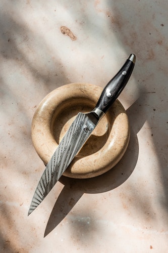 KAI Santokumesser SHUN NAGARE BLACK 7" (18,0 cm)