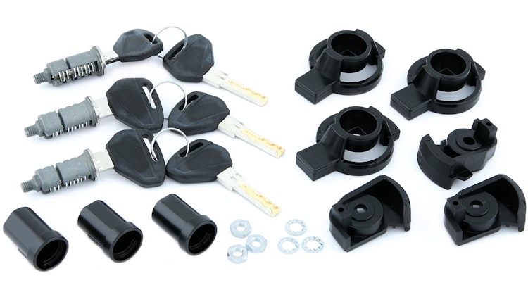 Kappa Schlüssel-Set Security Lock 6 Schlüssel Schwarz