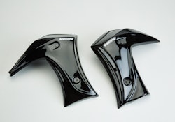 BODYSTYLE Sportsline Kühlerseitenverkleidung  ABS Kunststoff schwarz für YAMAHA FZ8 