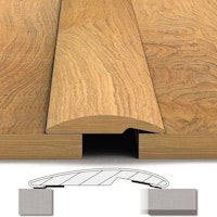 HARO Echtholzprofil massiv 0.9m Eiche strukturiert geölt