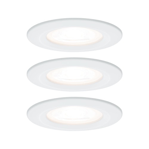 Paulmann Einbauleuchte Nova 3er Set LED 3x6,5W ws