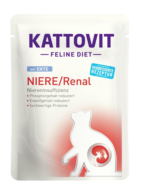 KATTOVIT Feline Diet Niere/Renal 85g Beutel Katzennassfutter DiätnahrungVorschaubild