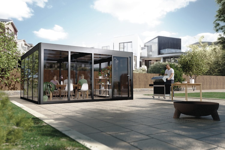 SunElements Design Gewächshaus/Sommergarten SunGarden Modern