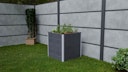 Vorschaubild GroJa Solid Stecksystem Hochbeet Cube 70 x 70 x 75 cm Anthrazitgrau