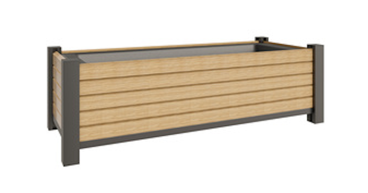 TraumGarten Rhombus Alu Pflanzkasten -Verschiedene Farben-