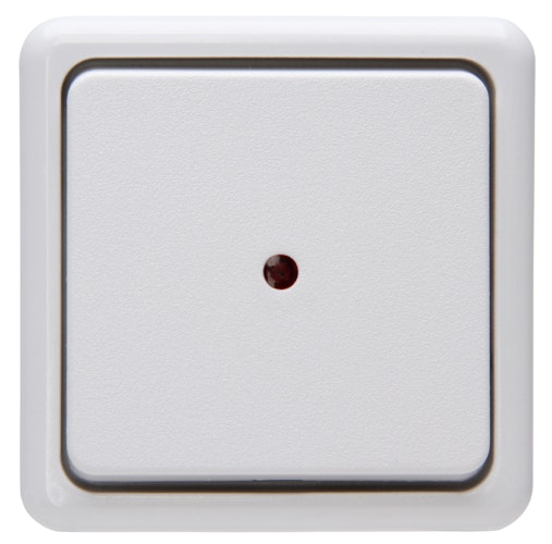 Kopp Kontrollschalter Aufputz beleuchtet, arktis-weiß