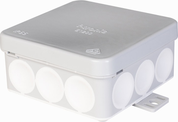 Kopp Dose, Gehäuse für Montage auf der Wand/Decke grau - 347101008