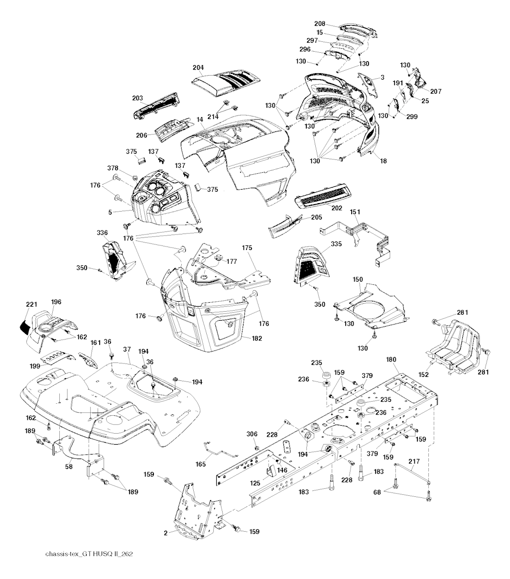 Explosionszeichnung Ersatzteile