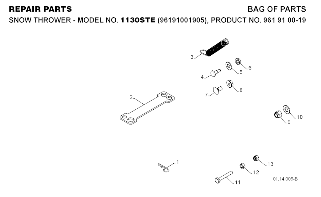 Explosionszeichnung Ersatzteile