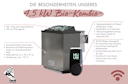 Vorschaubild Karibu 4,5 kW Bio-Kombiofen anthrazit inkl. Huum WLAN Steuergerät mit App-Steuerung