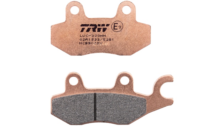 TRW Bremsbelag Typ SV, Sintermetall mit ABE, Bremsbelag "MCB 900"
