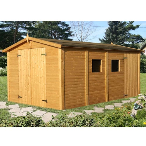 Palmako Gerätehaus Dan 9,9 m² - 16 mm