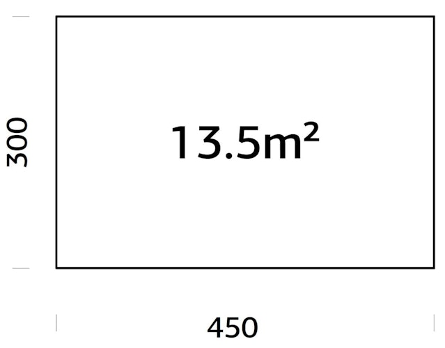 Palmako Fundamentrahmen 4,5x3 m (inkl. LogFoot)