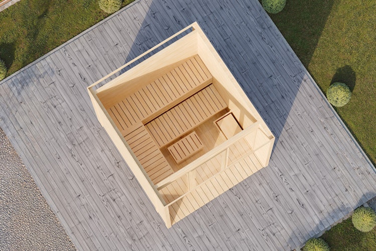 Wolff Finnhaus Saunahaus Loodus 2523 - 70 mm