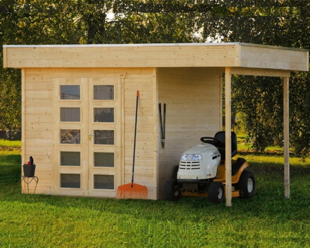 Skan Holz 28 mm Blockbohlenhaus Venlo 2