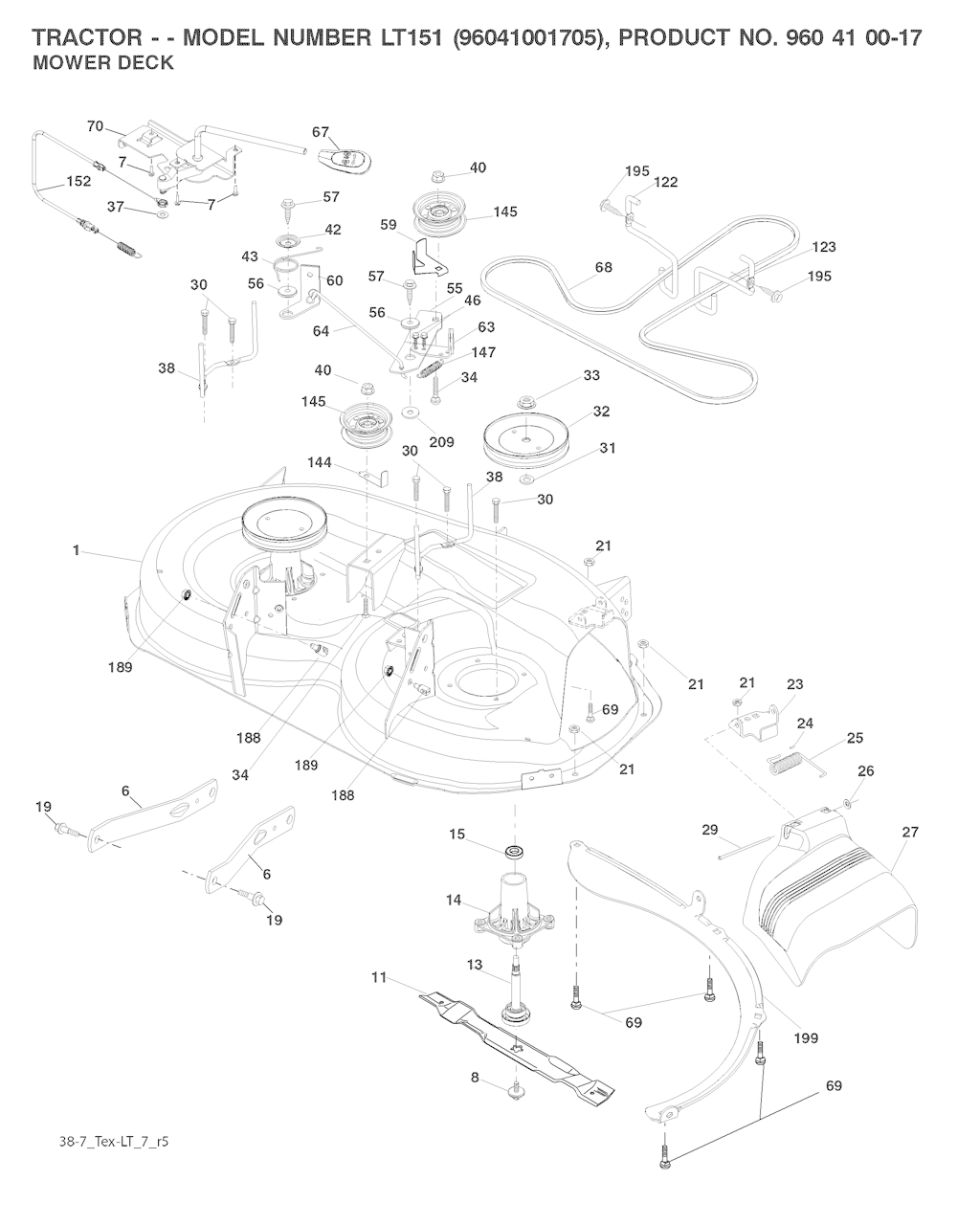 Explosionszeichnung Ersatzteile