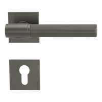 Griffwerk VAYA 136 ARIS fast2fix Fast2Fix Rosetten eckig Profilzylinder Kaschmirgrau