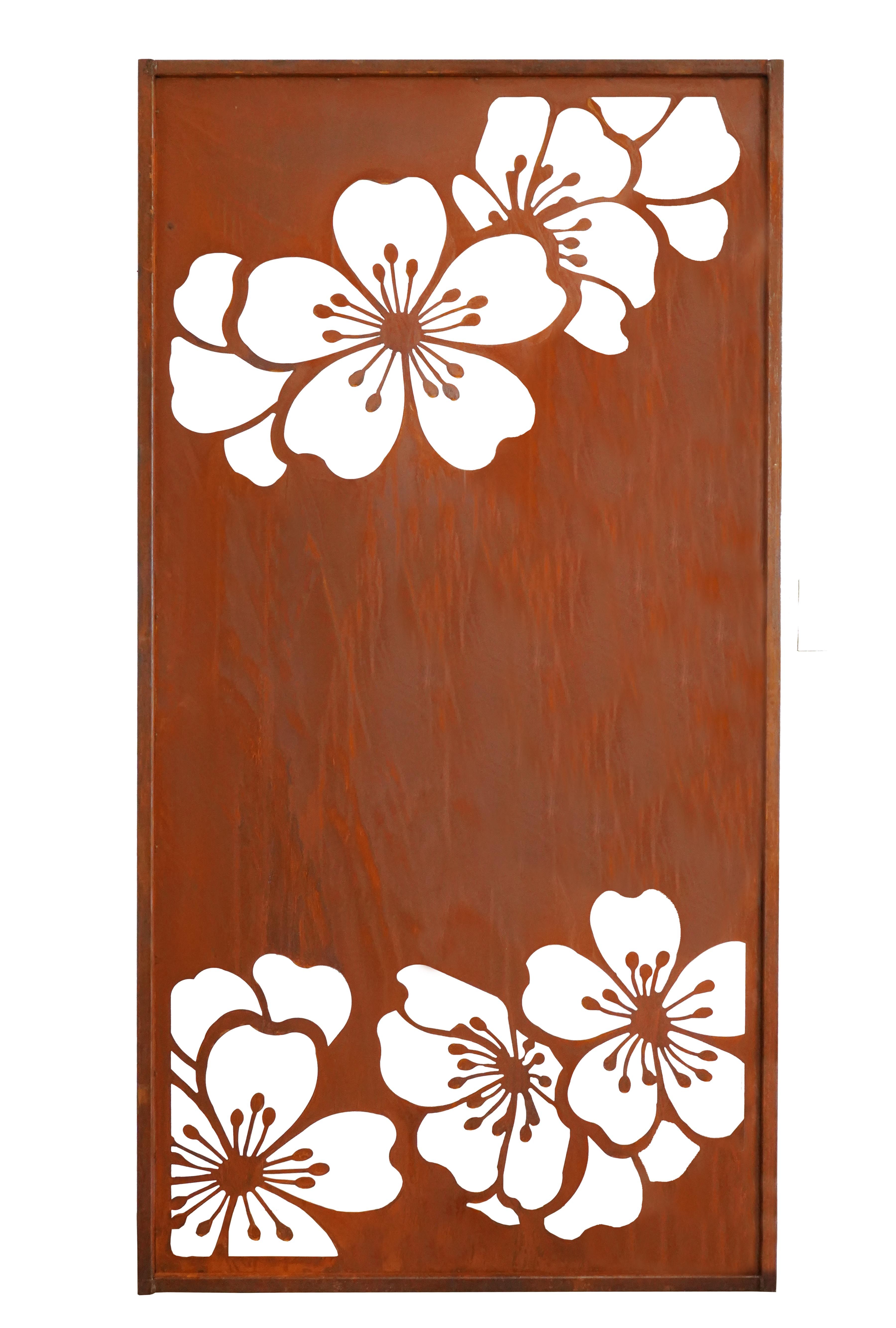 Badeko Parawand „Kirschblüte“ in Edelrostoptik