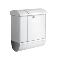 Burg Wächter Briefkasten-Set Olymp weiss 91600 W