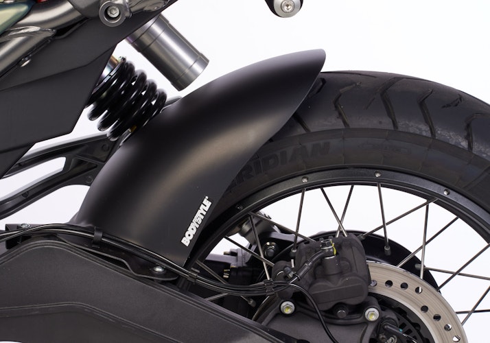 BODYSTYLE Sportsline Hinterradabdeckung ABS Kunststoff schwarz für MOTO GUZZI Stelvio, V85 TT