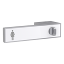 Vorschaubild GRIFFWERK Griffpaar FRAME 1.0 GLAS weiß