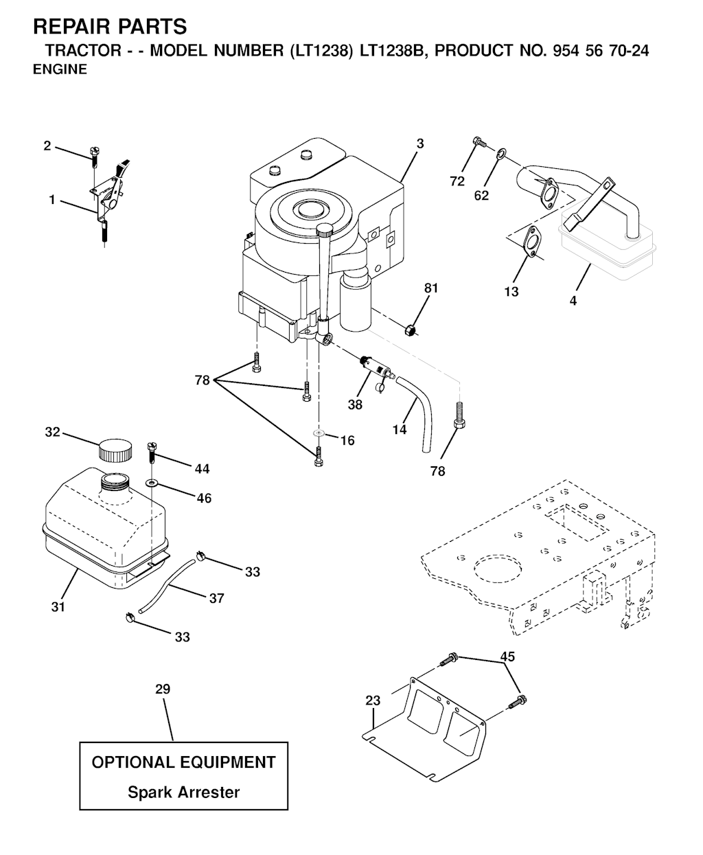 Explosionszeichnung Ersatzteile