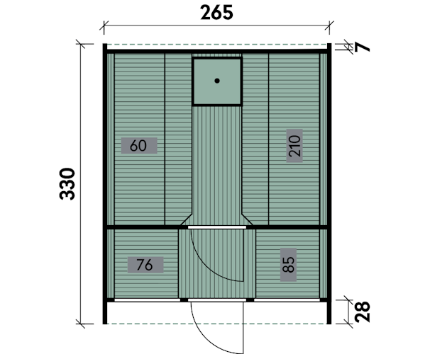Wolff Finnhaus Saunafass Sena 2333
