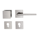 Vorschaubild Griffwerk Wechselgarnitur REMOTE SQUARE - Rosetten eckig