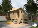 Vorschaubild Weka Tabaluga Kinderspielhaus Lotti mit Treppe und Terrasse