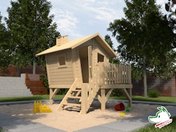 Weka Tabaluga Kinderspielhaus Lotti mit Treppe und Terrasse