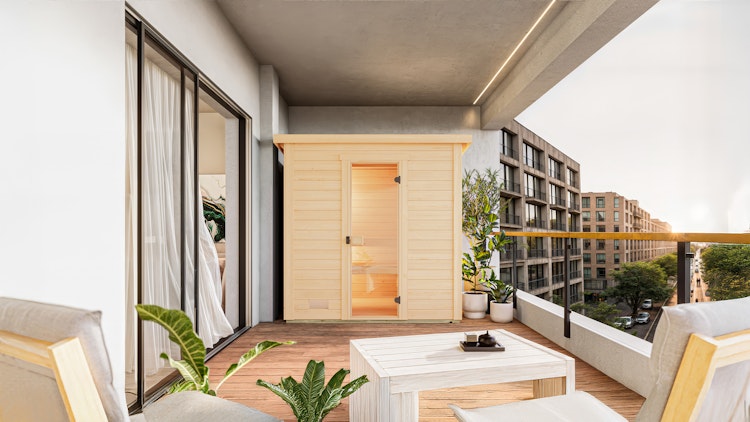 Weka Saunahaus Kaapi 1 - 40 mm