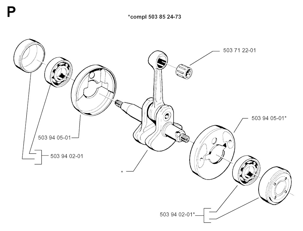 Explosionszeichnung Ersatzteile