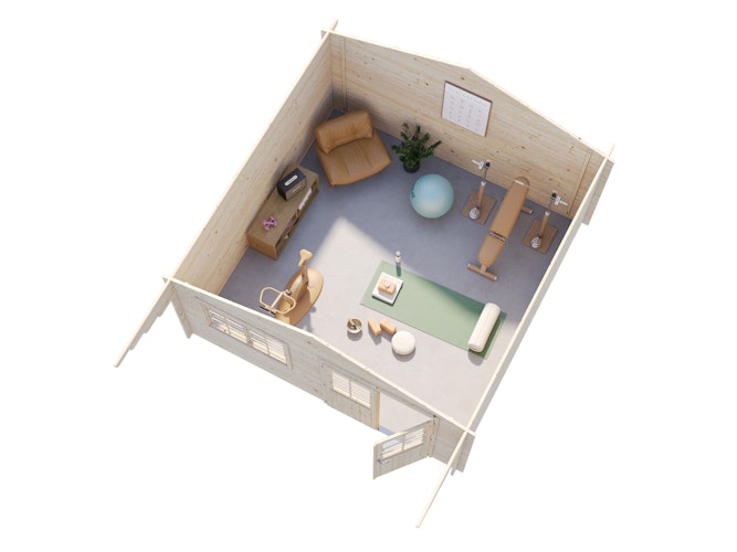 Palmako Gartenhaus Britta 17,5 m² - 40 mm