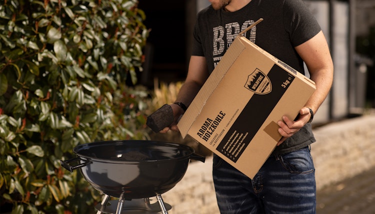 Wildfire Aroma Holzkohle vom Kräuterbaum 5 kg/ Karton 