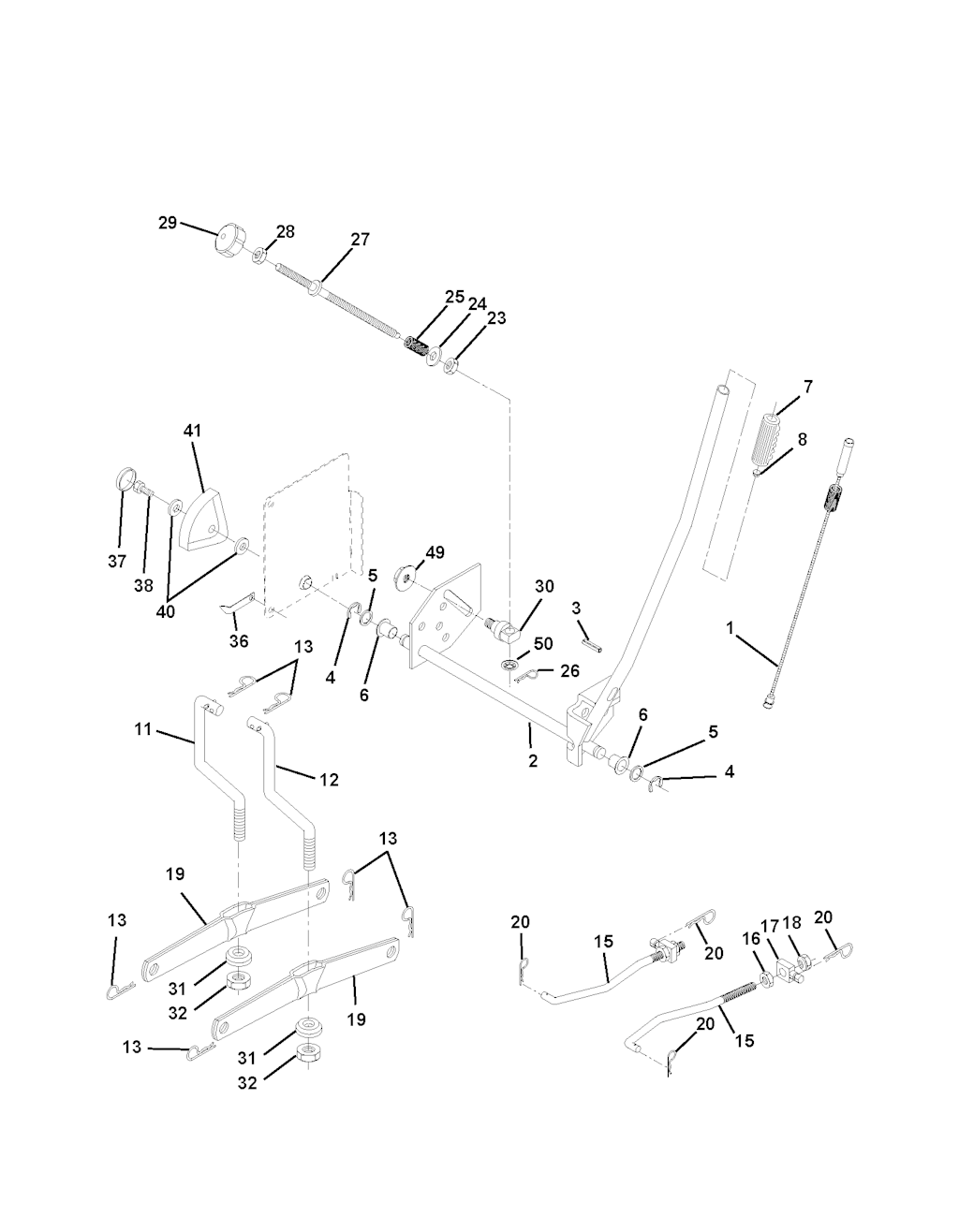 Explosionszeichnung Ersatzteile