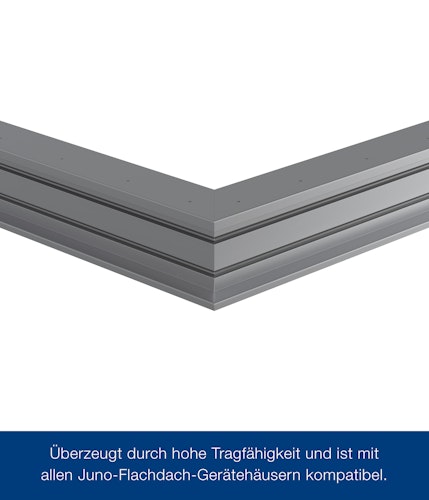 Hörmann Multifunktionsprofil für Gerätehaus Juno mit Flachdach