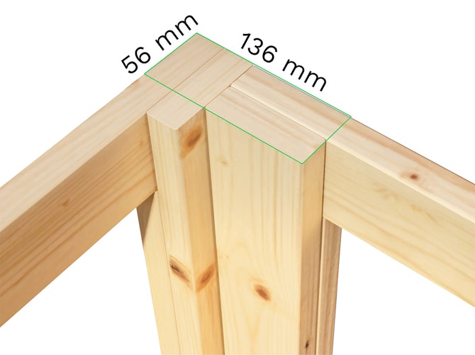 Bertilo Gartenhaus HPL 1 - 6 mm