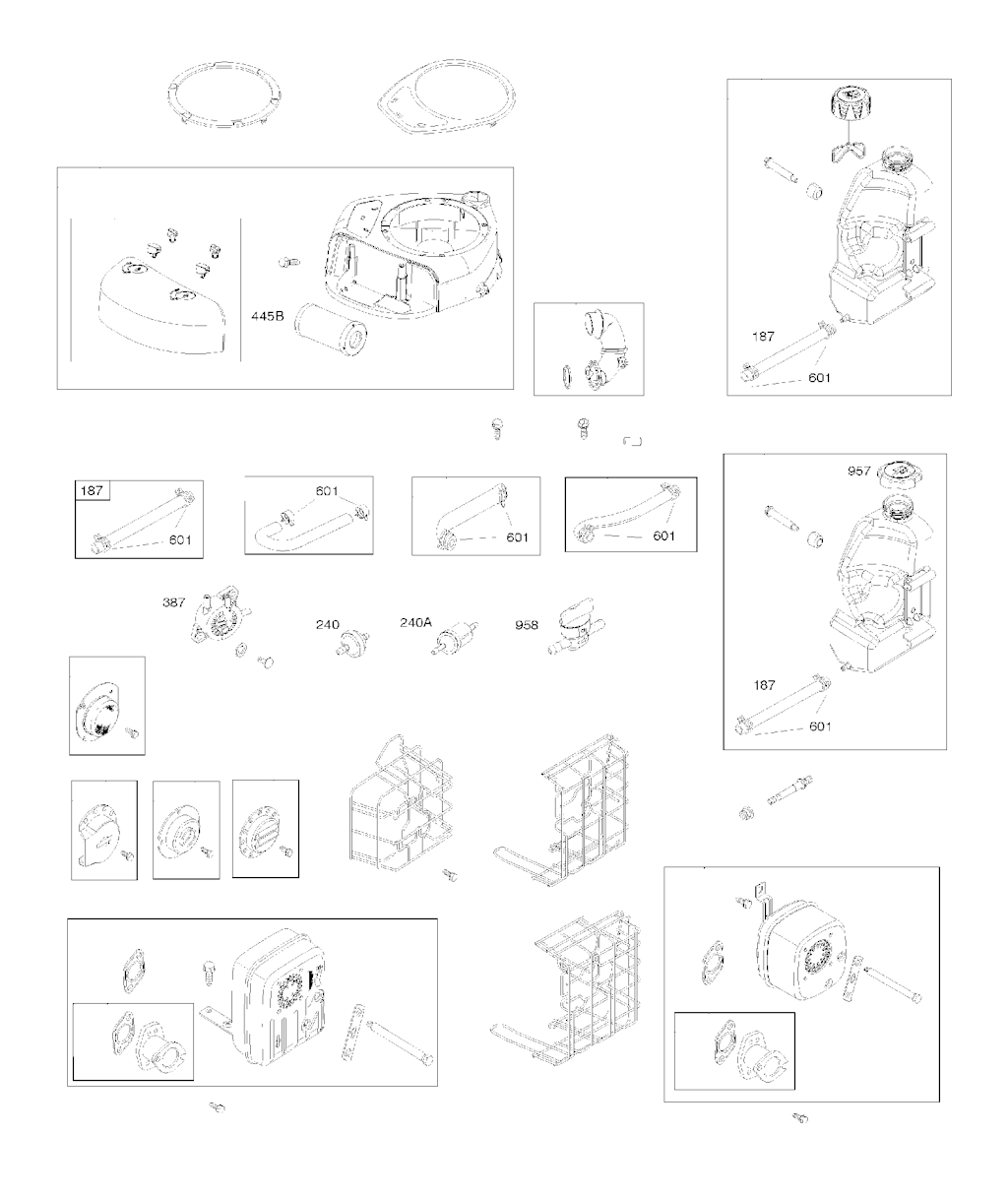 Explosionszeichnung Ersatzteile