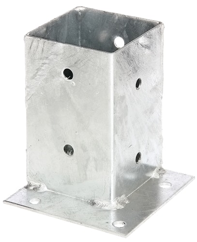 Alberts® Aufschraubhülse für Ecken 150mm für verschiedene Pfostenstärken