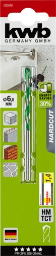 kwb Akku Top Hardcut Beton Gra Bohr  6mm SB 52660